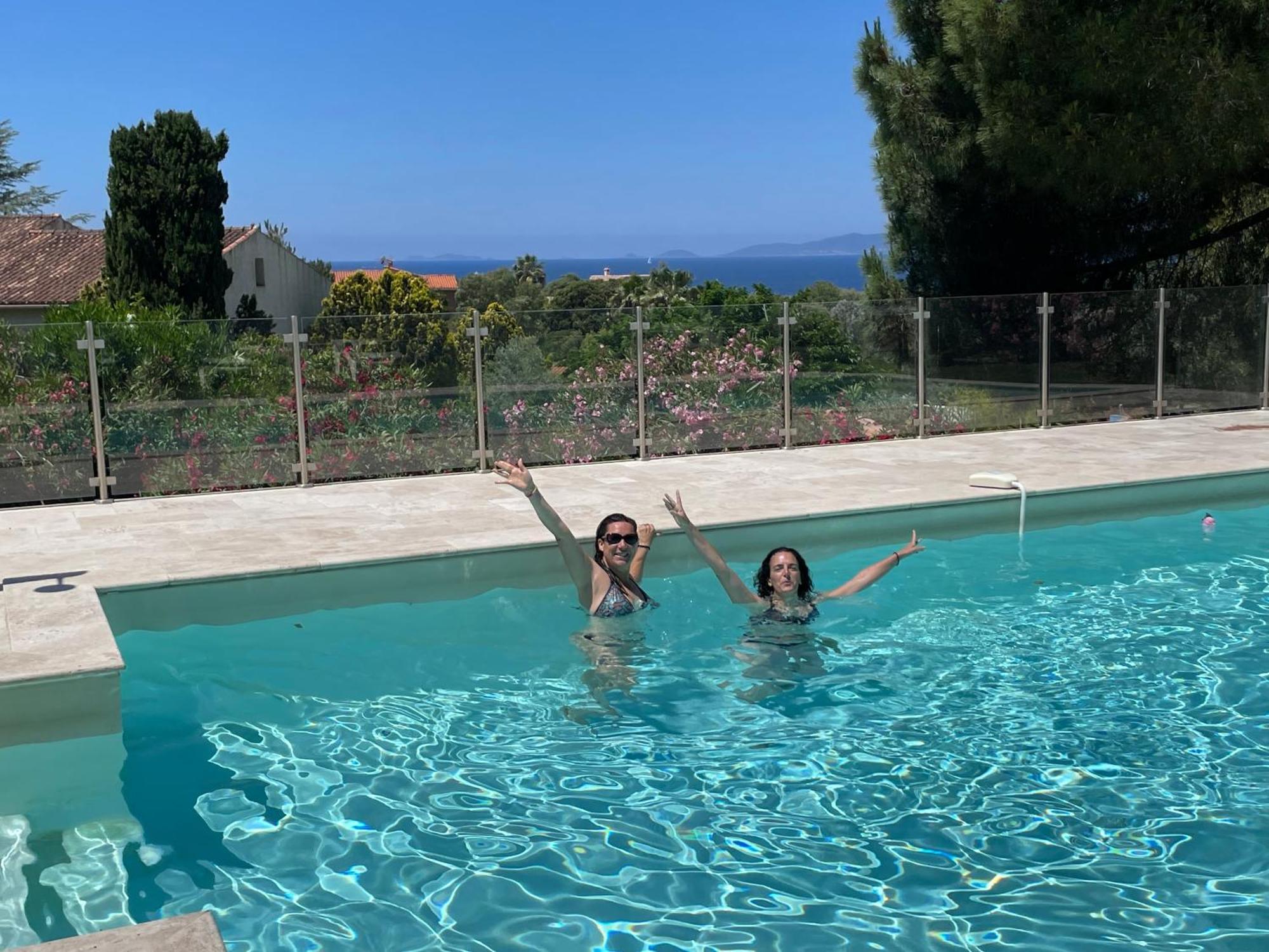 Corsicadream Arone Superbe Appartement Dans Villa, Vue Panoramique Mer, Piscine, Proche Porticcio Pietrosella Zewnętrze zdjęcie